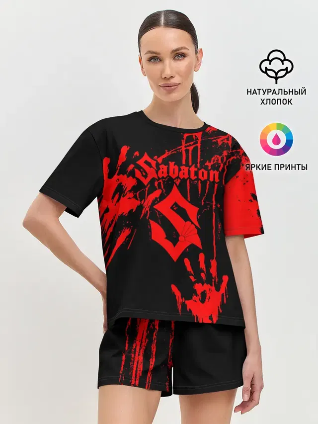 Женская пижама с шортами