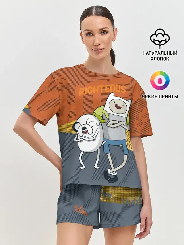 Женская пижама с шортами