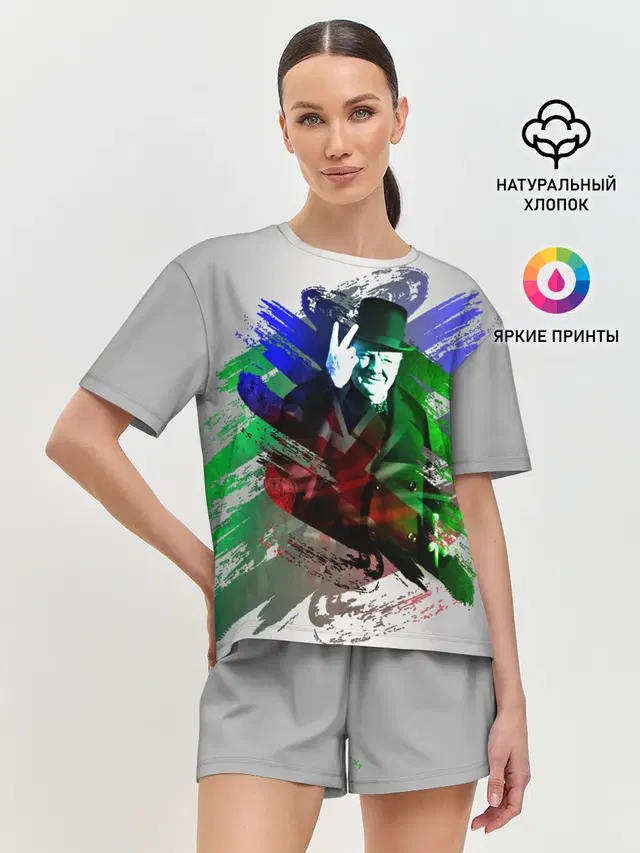 Женская пижама с шортами