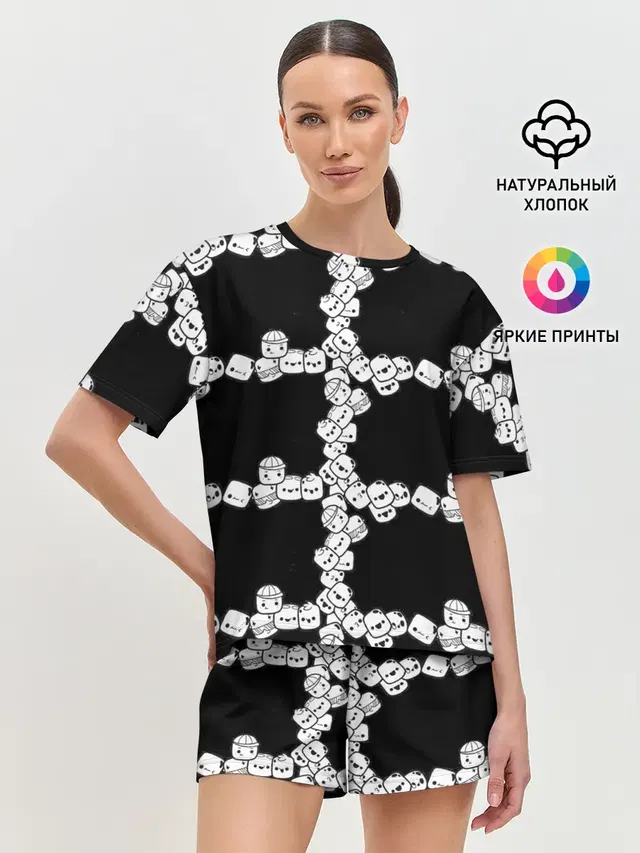 Женская пижама с шортами