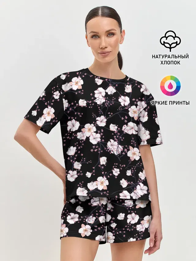 Женская пижама с шортами