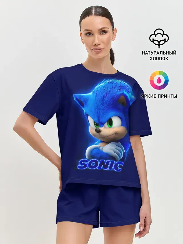 Женская пижама с шортами