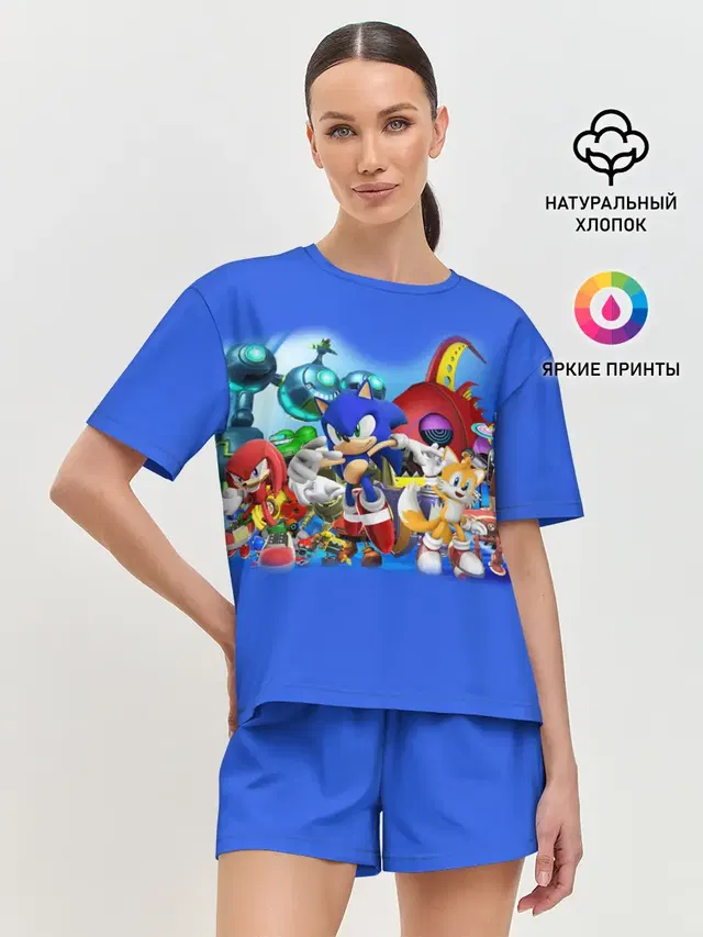 Женская пижама с шортами