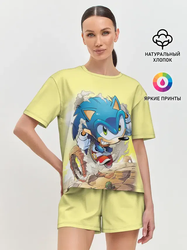 Женская пижама с шортами