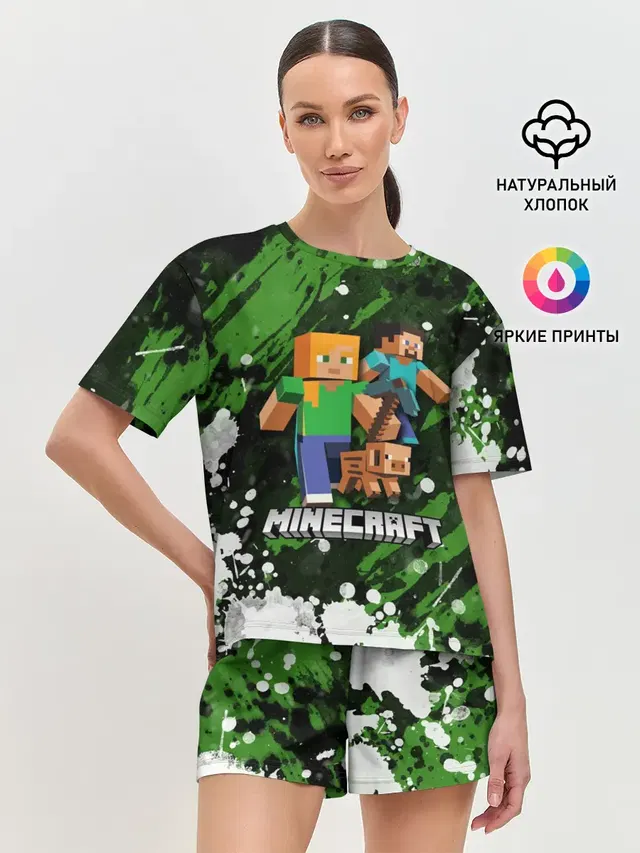 Женская пижама с шортами