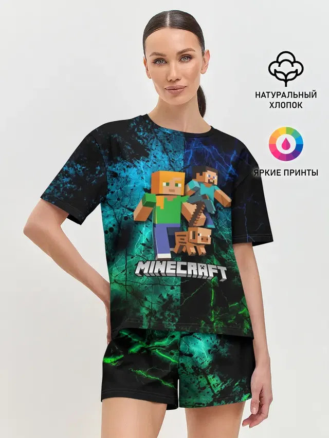 Женская пижама с шортами