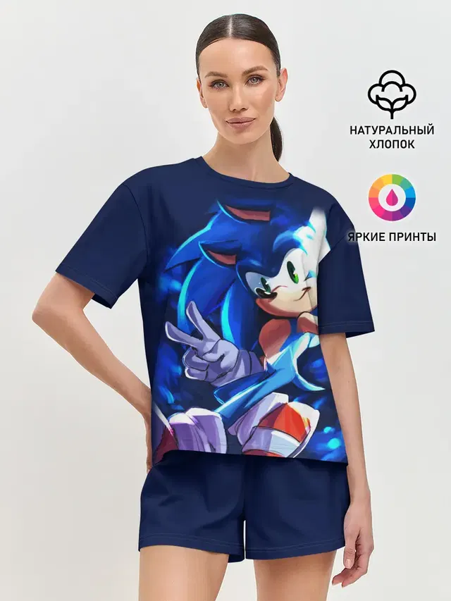 Женская пижама с шортами