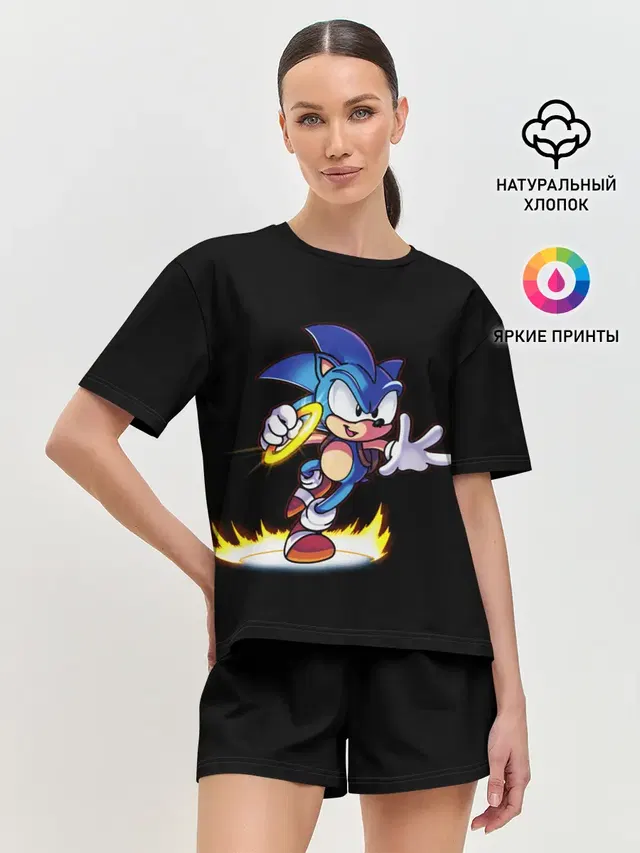 Женская пижама с шортами