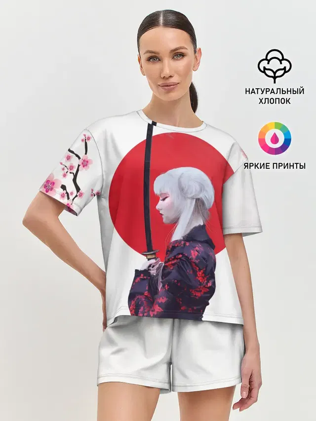Женская пижама с шортами