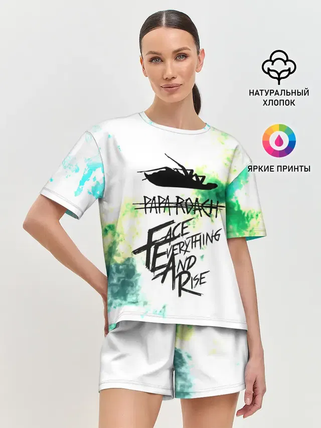 Женская пижама с шортами