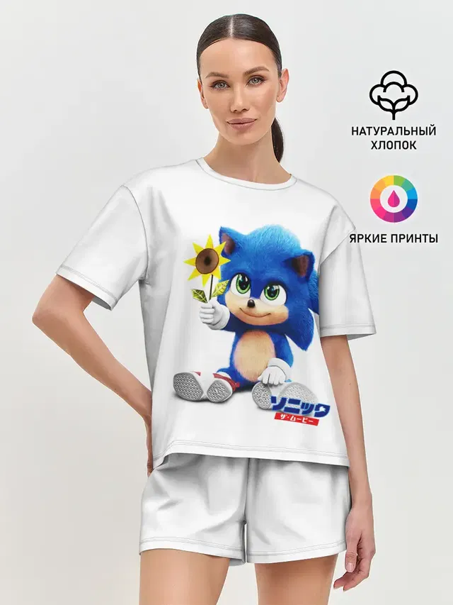 Женская пижама с шортами