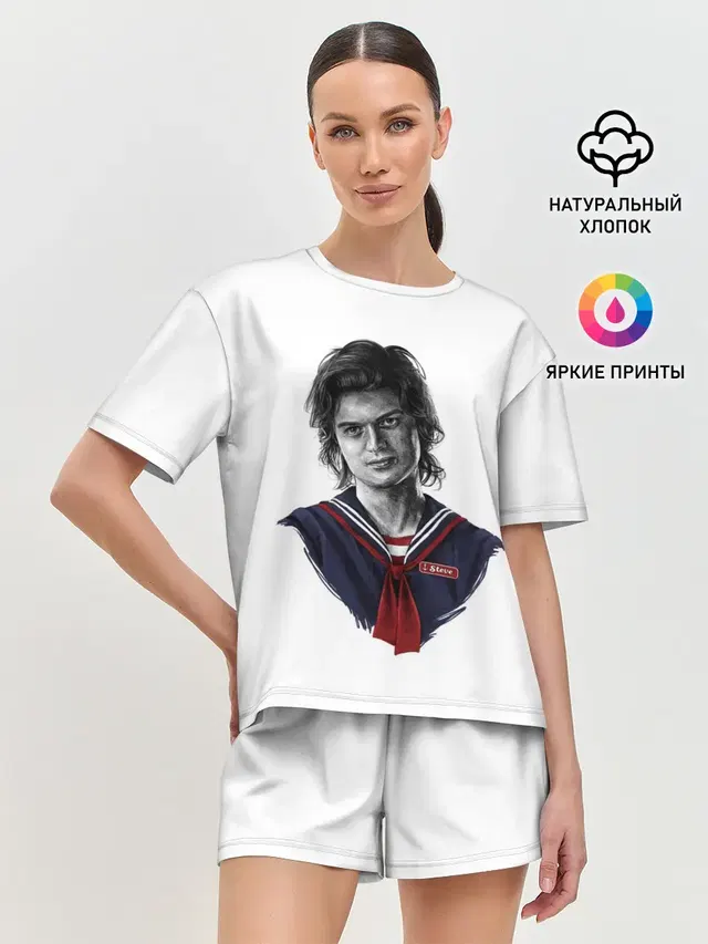 Женская пижама с шортами