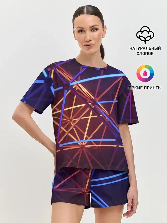 Женская пижама с шортами