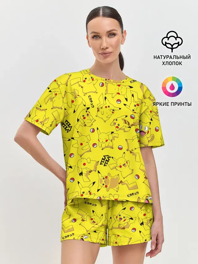 Женская пижама с шортами