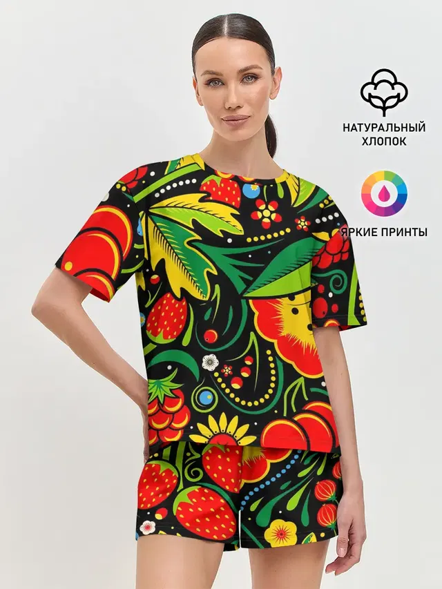 Женская пижама с шортами