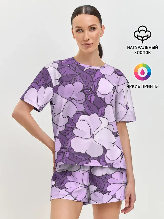 Женская пижама с шортами