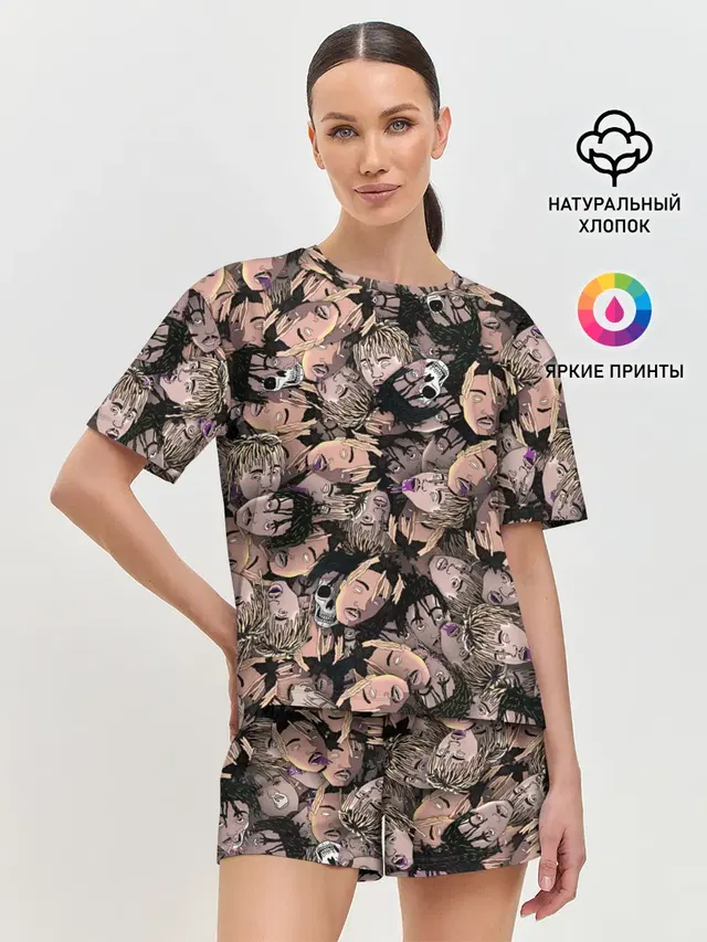 Женская пижама с шортами