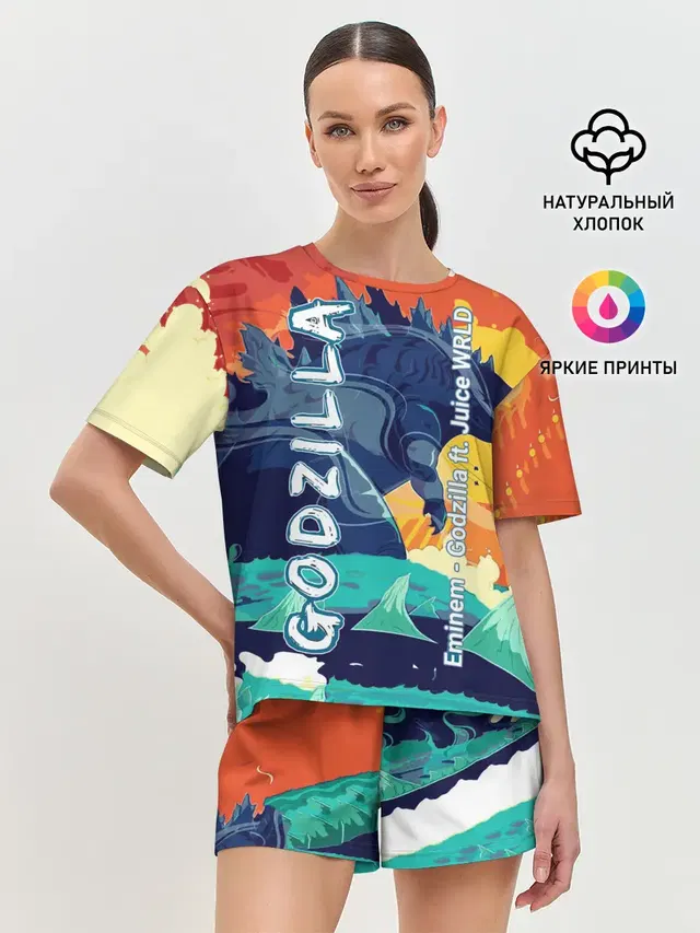 Женская пижама с шортами