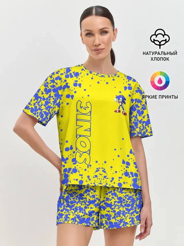 Женская пижама с шортами