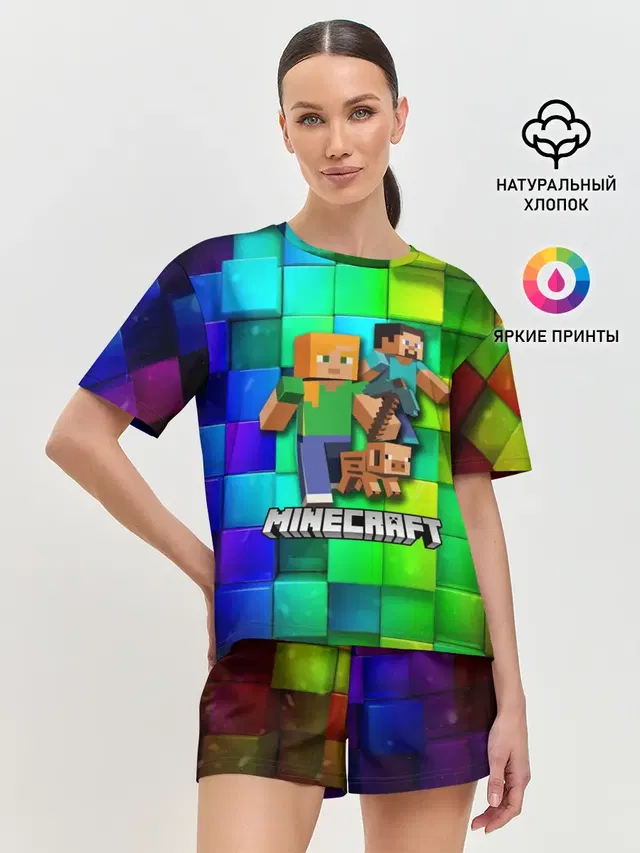 Женская пижама с шортами