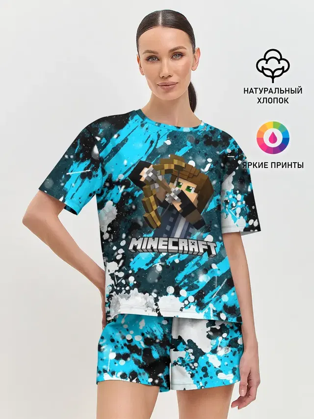 Женская пижама с шортами