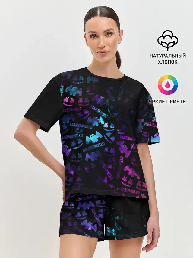 Женская пижама с шортами
