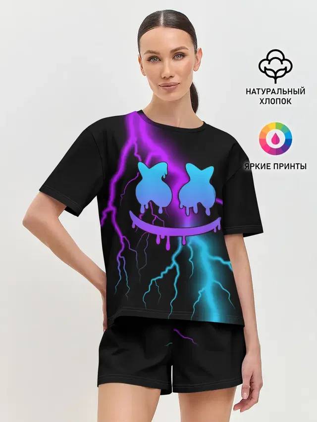 Женская пижама с шортами