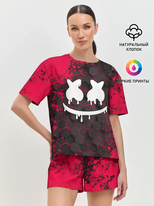 Женская пижама с шортами