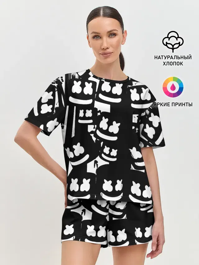 Женская пижама с шортами