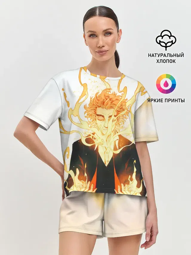 Женская пижама с шортами