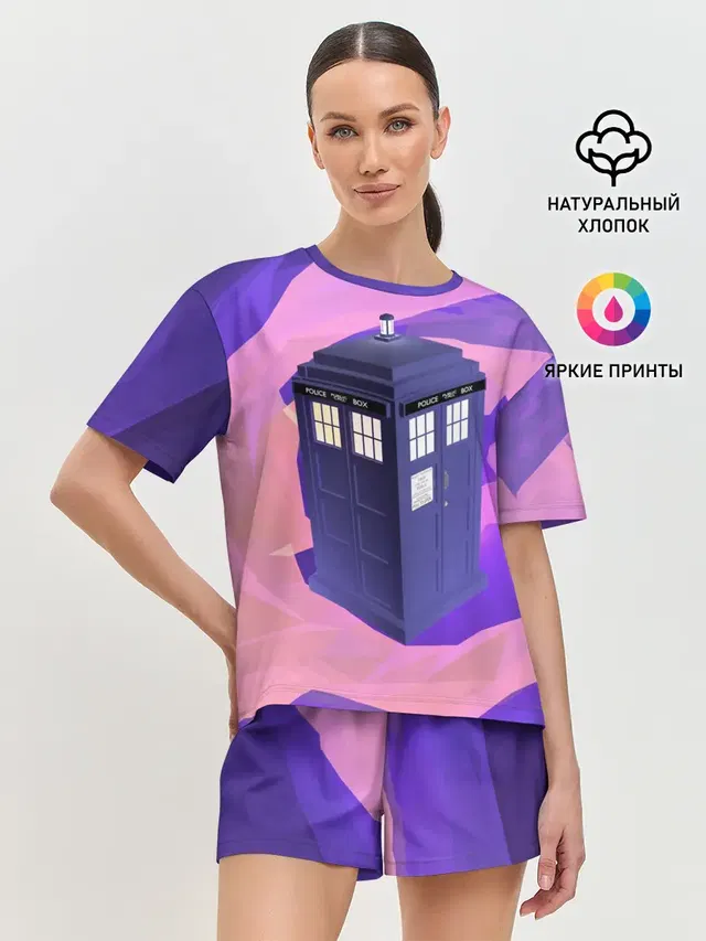 Женская пижама с шортами
