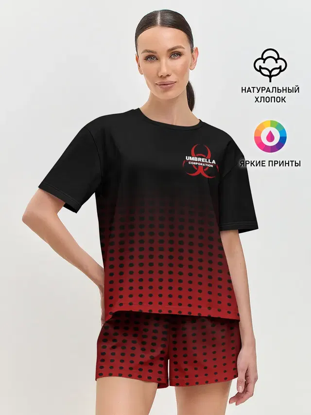 Женская пижама с шортами