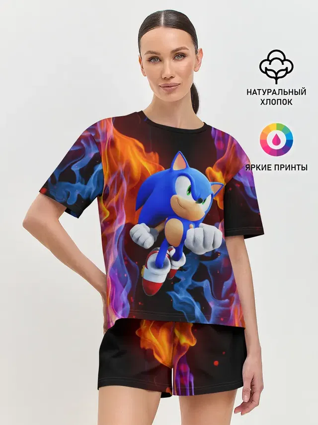 Женская пижама с шортами
