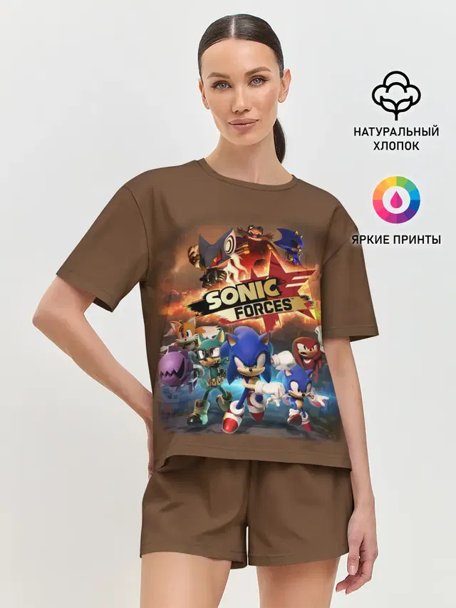 Женская пижама с шортами