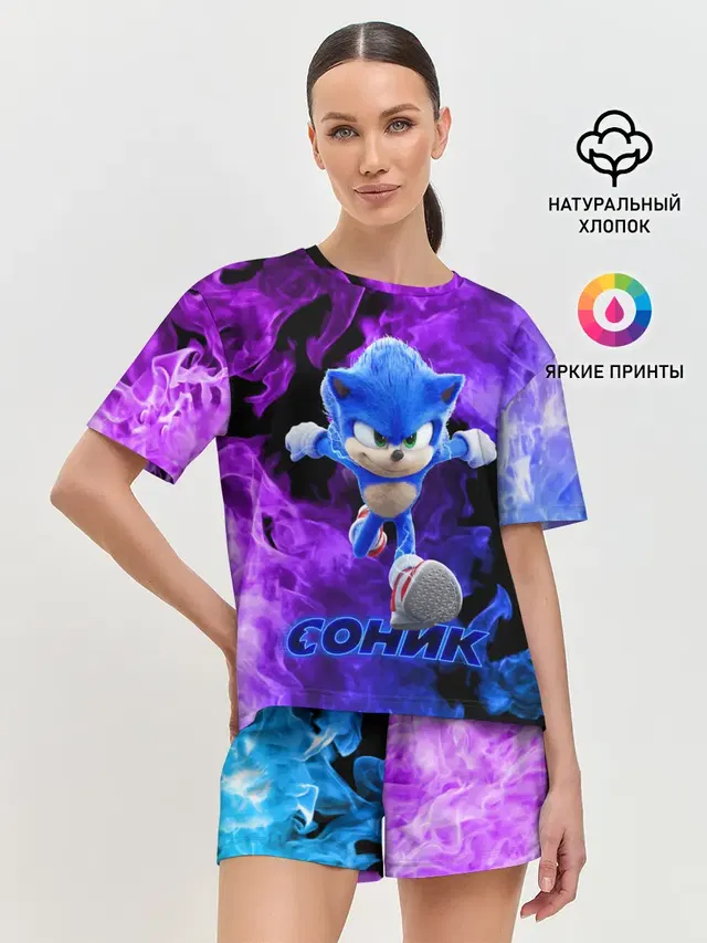 Женская пижама с шортами