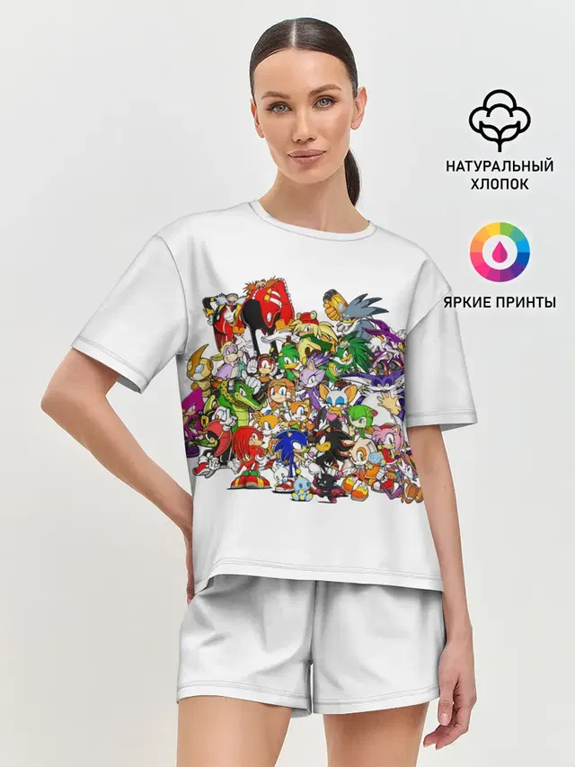 Женская пижама с шортами