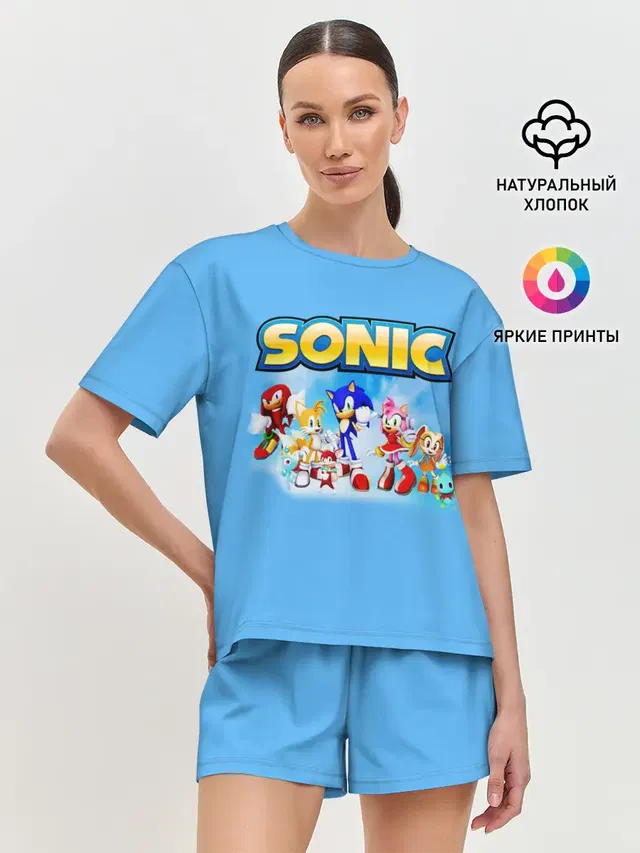Женская пижама с шортами