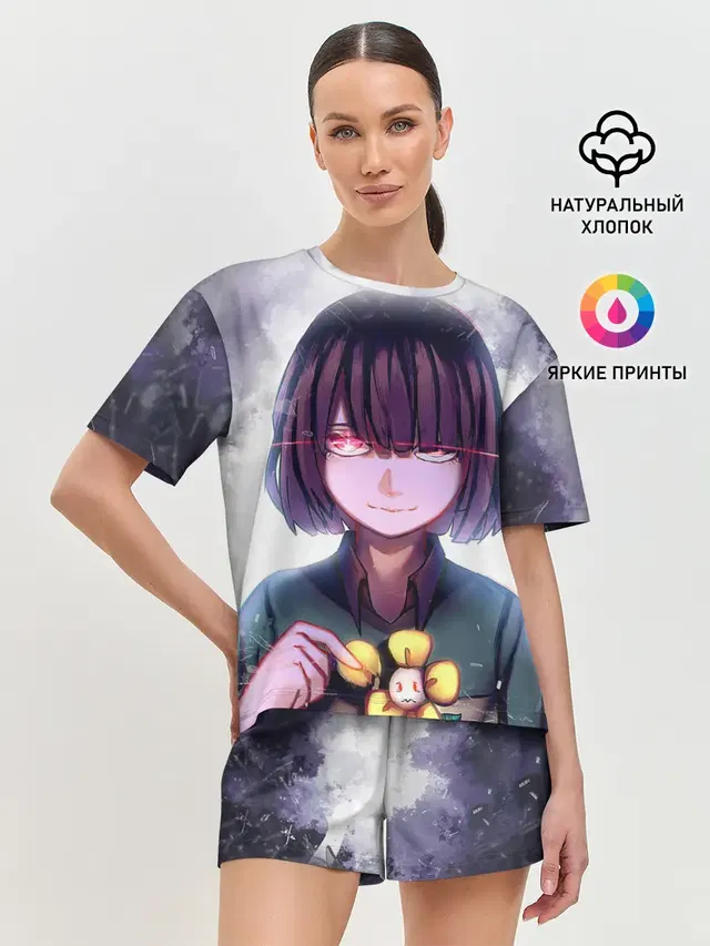 Женская пижама с шортами