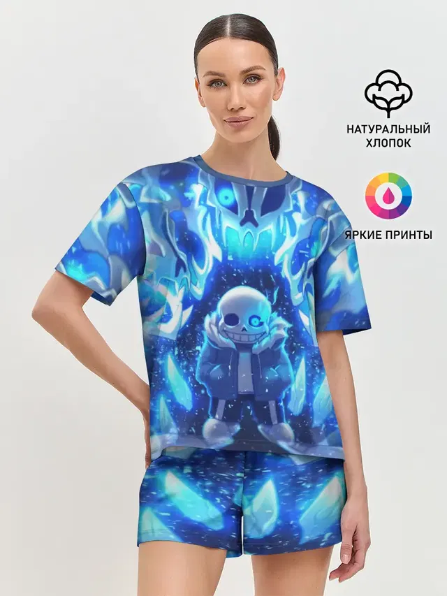 Женская пижама с шортами
