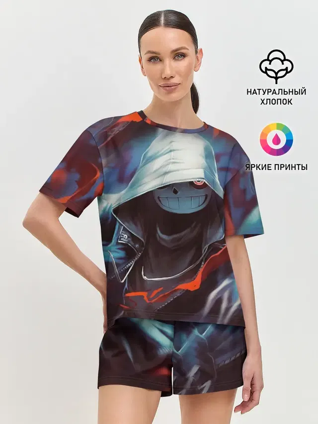 Женская пижама с шортами
