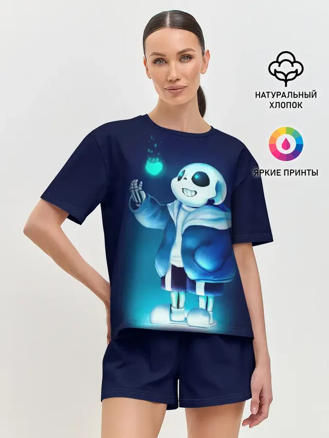 Женская пижама с шортами