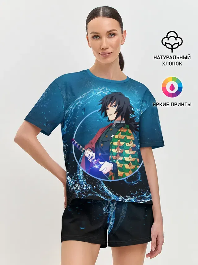 Женская пижама с шортами