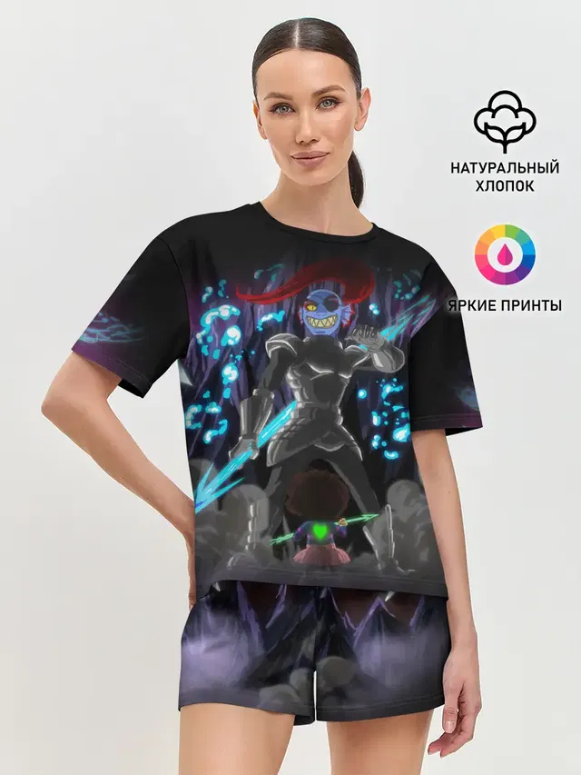 Женская пижама с шортами