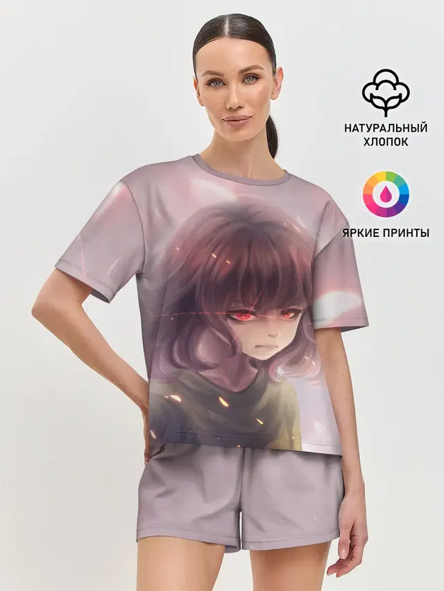 Женская пижама с шортами