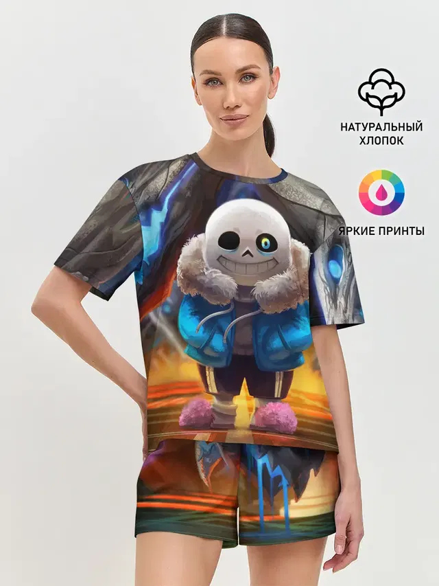 Женская пижама с шортами