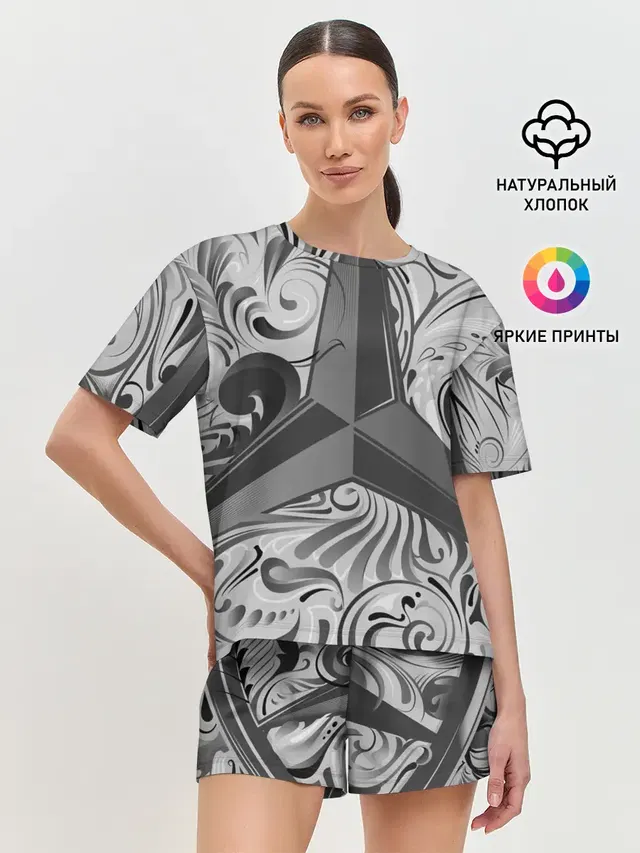Женская пижама с шортами