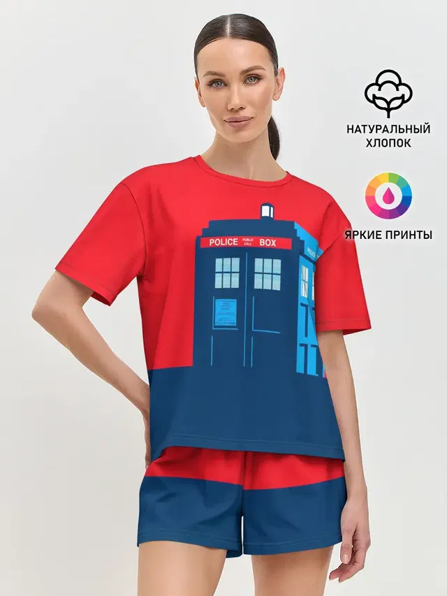 Женская пижама с шортами