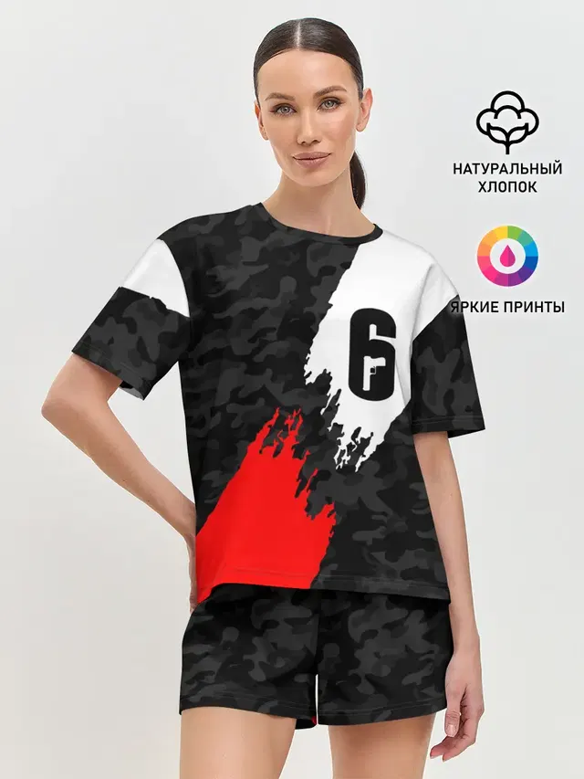 Женская пижама с шортами