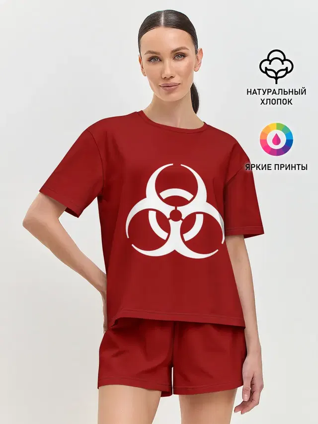 Женская пижама с шортами