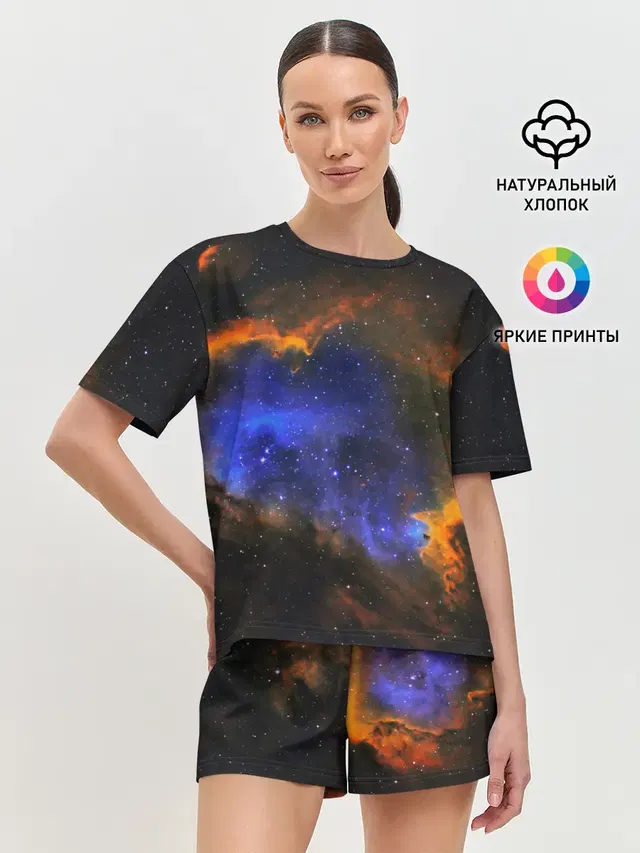 Женская пижама с шортами